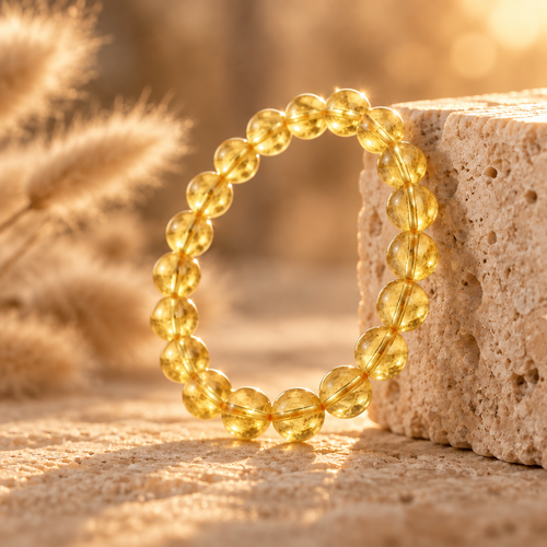 Bracelet Abondance en Citrine